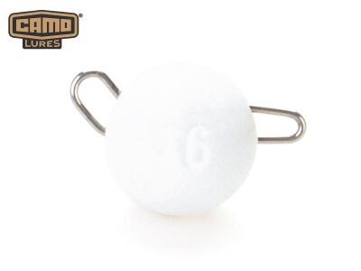 CAMO Tungsten Flexible Head - WHITE (CAMO Lures)