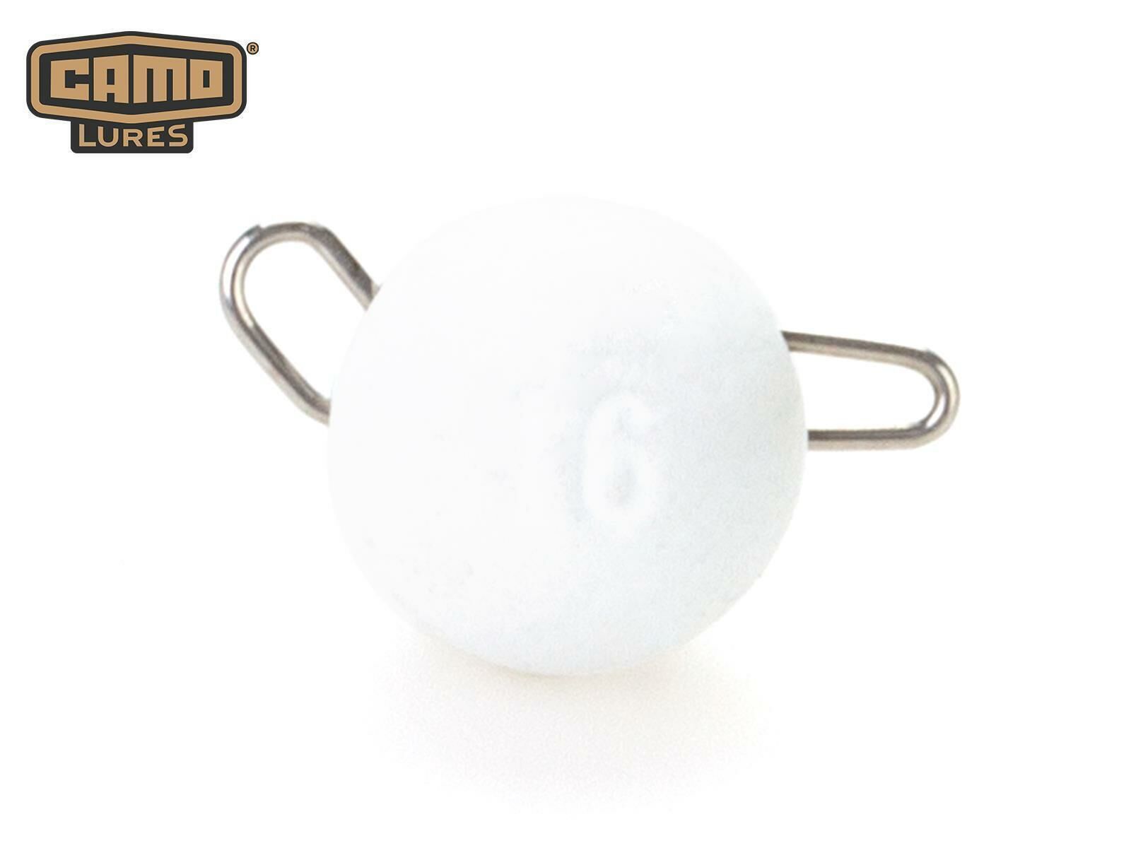 CAMO Tungsten Flexible Head - WHITE 16g (2 pcs.)