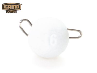 CAMO Tungsten Flexible Head - WHITE 20g (2 pcs.)