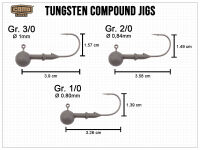 CAMO Tungsten Compound Jig - Size 1/0 (3.5g)