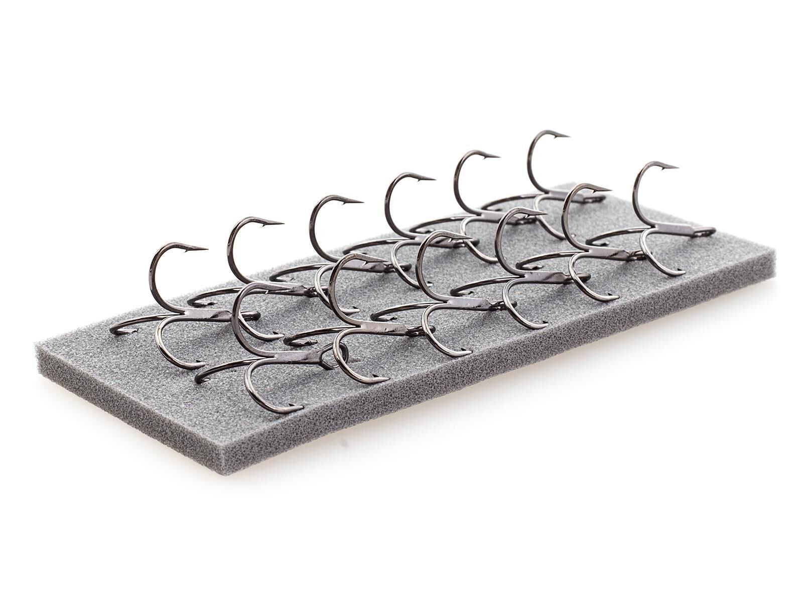 NORIES Black Performance Treble Hooks - Size 6F