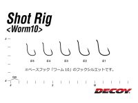 Shot Rig Worm10 - Size 6