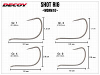 Shot Rig Worm10 - Size 2