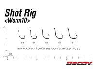 Shot Rig Worm10 - Size 1