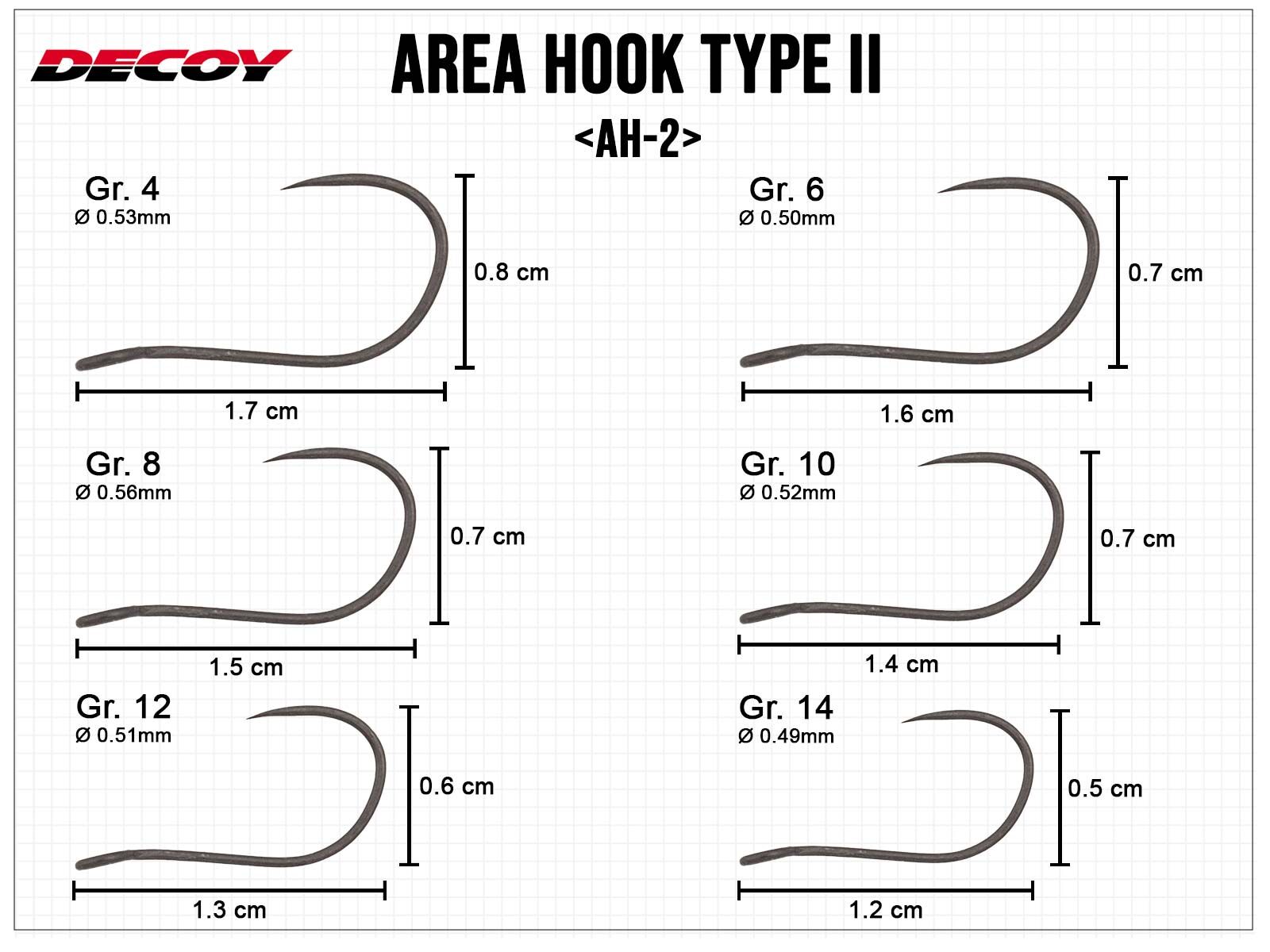 Area Hook Type II AH-2 - Size 14