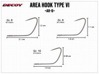 Area Hook Type VI Spic AH-6 - Gr. 10