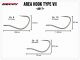 Area Hook Type VII Front AH-7 - Size 12