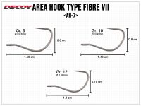 Area Hook Type VIIS Fiber Front AH-7S - Size 12