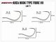 Area Hook Type VIIS Fiber Front AH-7S - Size 12