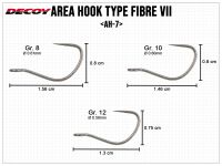Area Hook Type VIIS Fiber Front AH-7S - Size 8