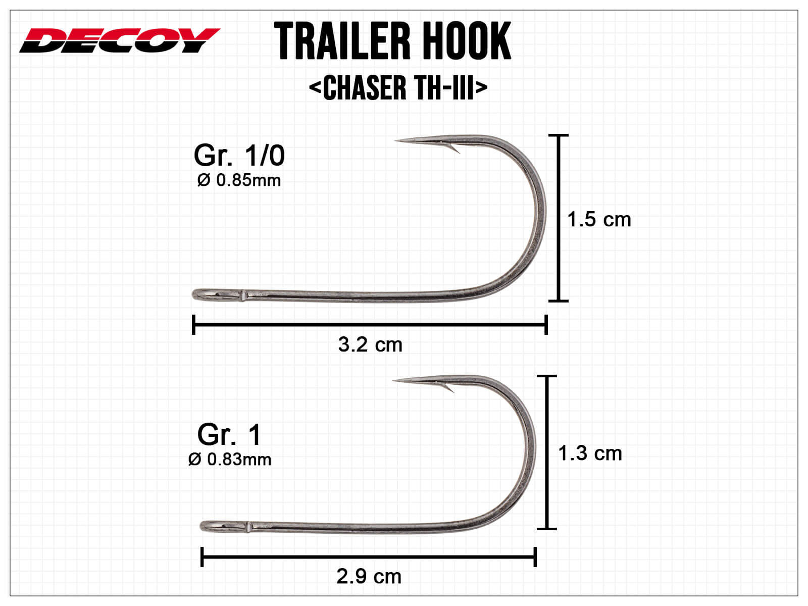 Trailer Hook Chaser TH-III - Size 1