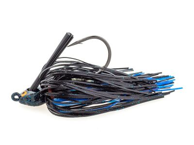 CrossEyeZ Snakehead Swim Jigs - Black / Blue (7.0g)