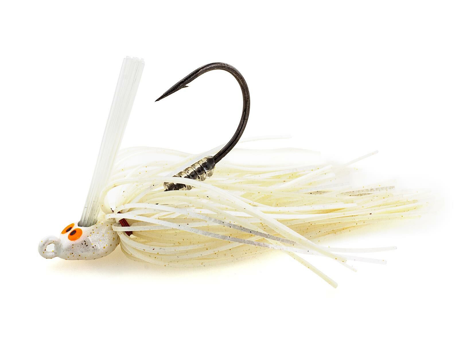 CrossEyeZ Snakehead Swim Jigs - Pearl Ghost (7.0g)