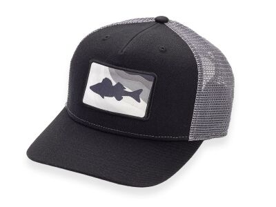 CAMO Cap (schwarz/d.grau) Zander