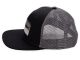 CAMO-Tackle Mesh Snapback Cap (schwarz/dunkelgrau)