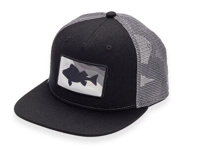 CAMO Snapback Cap (schwarz/d.grau) Barsch