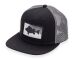 CAMO Snapback Cap (schwarz/d.grau) Barsch