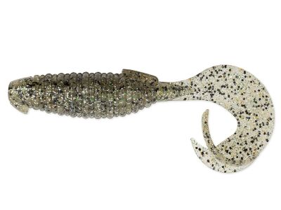 4" Flapper Grub - Silver Shiner