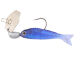 3.5g ChatterBait Flashback Mini - Silver / Blue