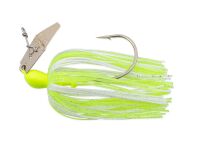 7.0g Original ChatterBait - Chartreuse / White / Gold Blade