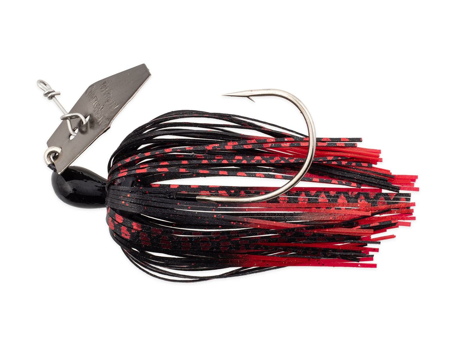 10.5g Original ChatterBait - Black / Red