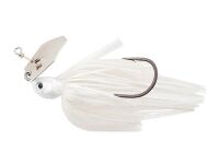 10.5g Project Z ChatterBait Weedless - Pearl Ghost