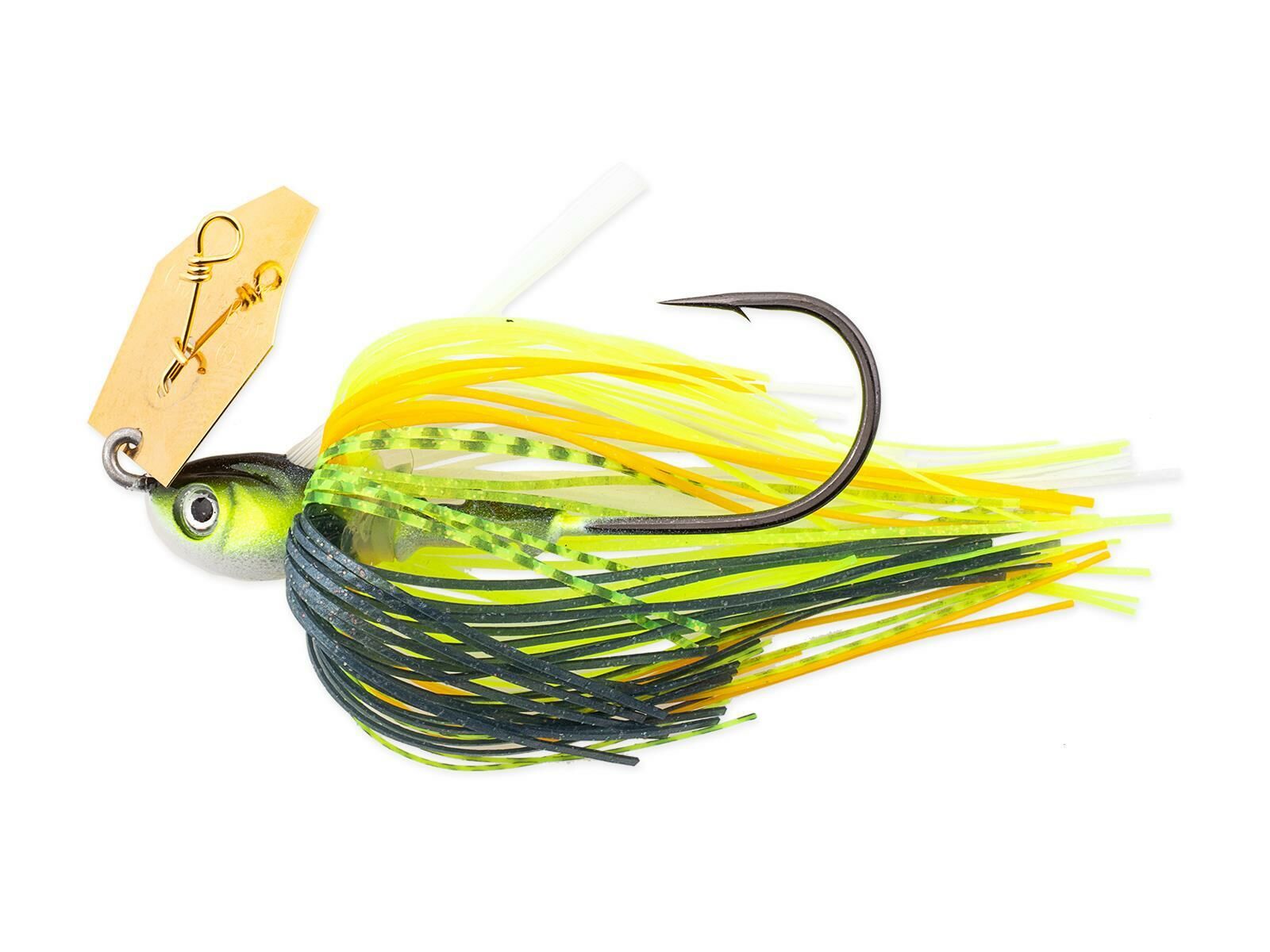 10.5g Project Z ChatterBait Weedless - Chartreuse Sexy Shad