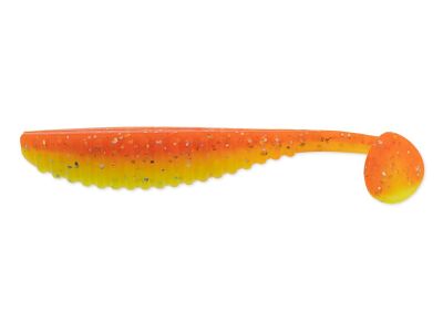 3.5" S-Cape Shad - Chika Orange / Chartreuse