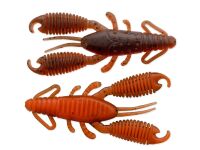 2.5&quot; Ring Craw - Green Pumpkin / Orange 8 pcs.