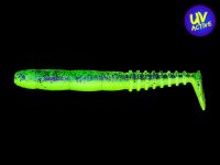 3.25&quot; FAT Rockvibe Shad - Purple Chartreuse (BA-Edition)