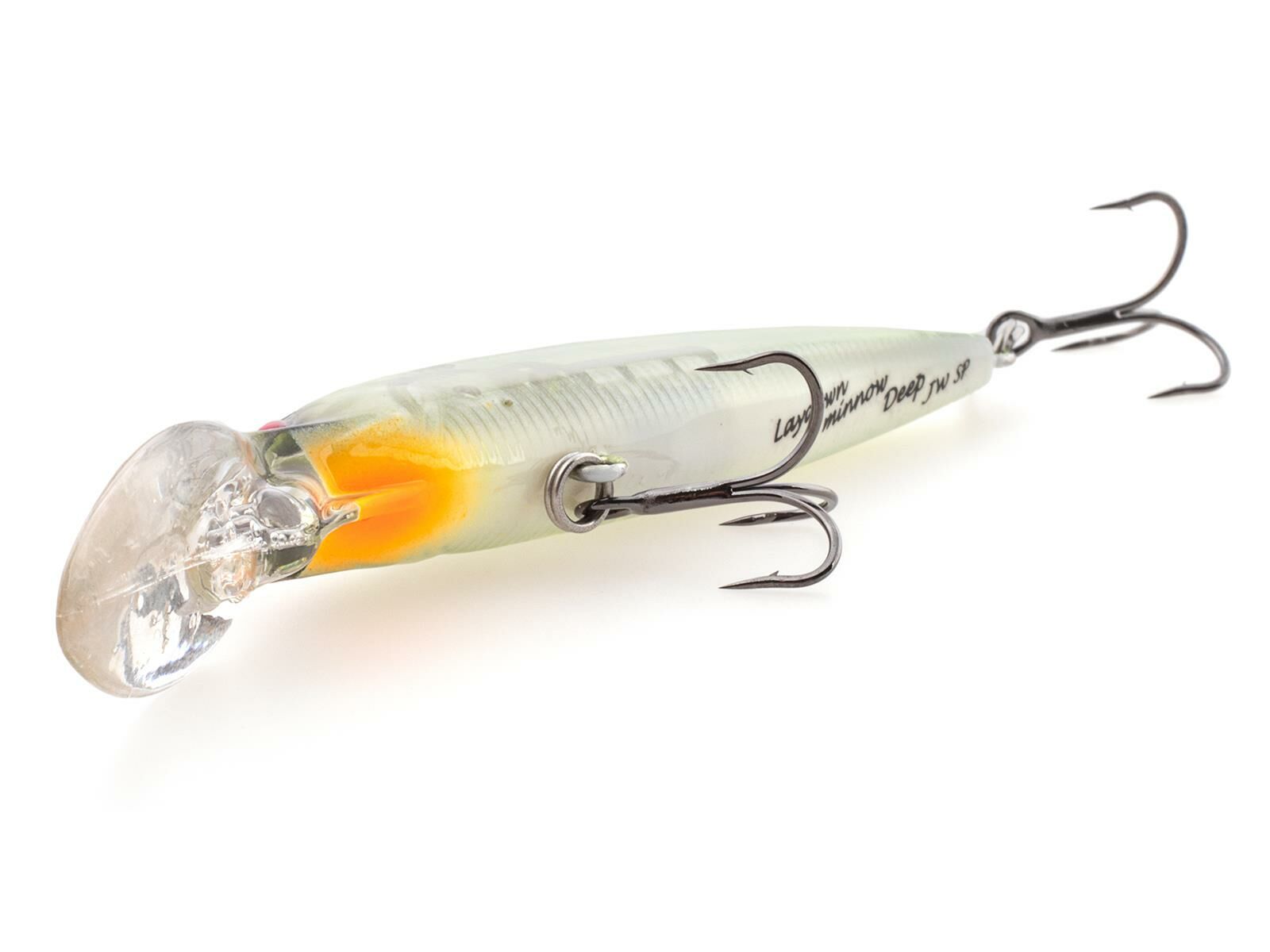 Laydown Minnow Deep JW - BB Clear Water Green