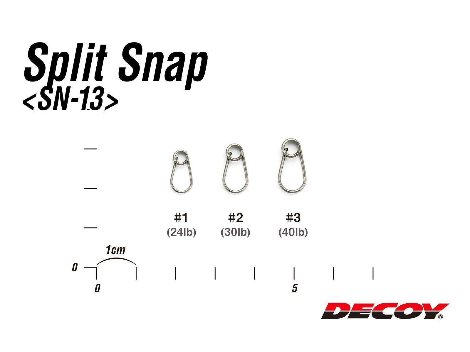 DECOY Split Snap - Size 1 (10,9 kg / 24 lb)