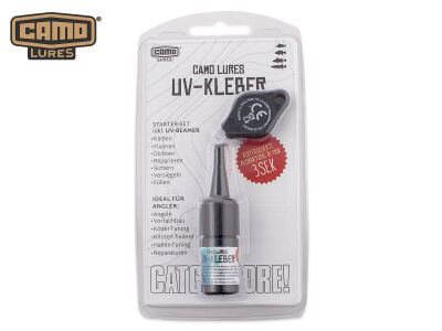 CAMO LURES UV-Kleber mit UV-Beamer