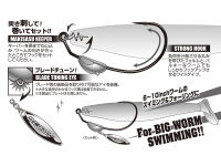 Makisasu Magnum Weighted Worm130M - Size 6/0 (5.0g)