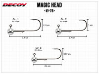 Magic Head VJ-76 - Size 2 (0.9g)