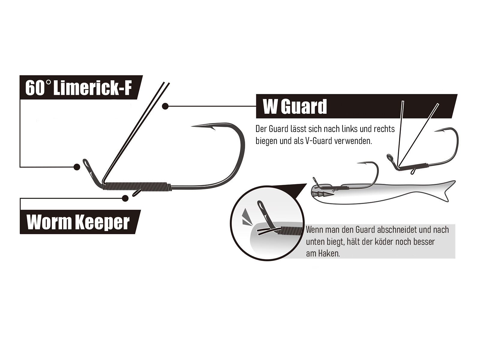 Worm153 FF Hook - Size 2 (4 pcs.)