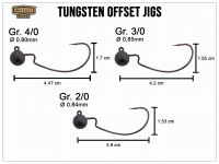 CAMO Tungsten Offset Jig - Size 2/0 (1.8g)