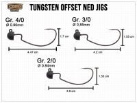 CAMO Tungsten Offset Ned Jig - Gr. 3/0 (4.6g)