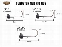 CAMO Tungsten Ned Rig Jig - Size 1 (2.8g)