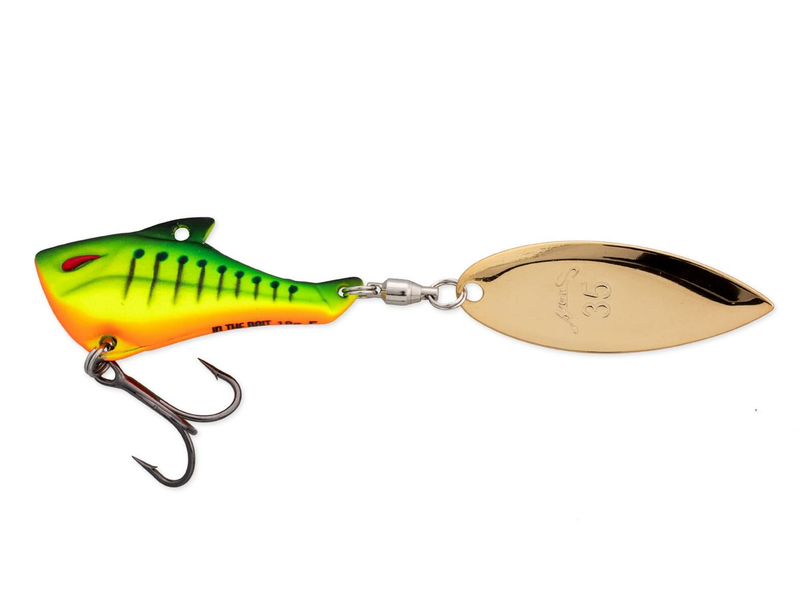 NORIES 18g In the Bait/Bass Willow Leaf Spinner Jig