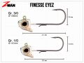 Finesse Eyez - Shiner Size 1/0 (5.25g - 3/16 oz.)