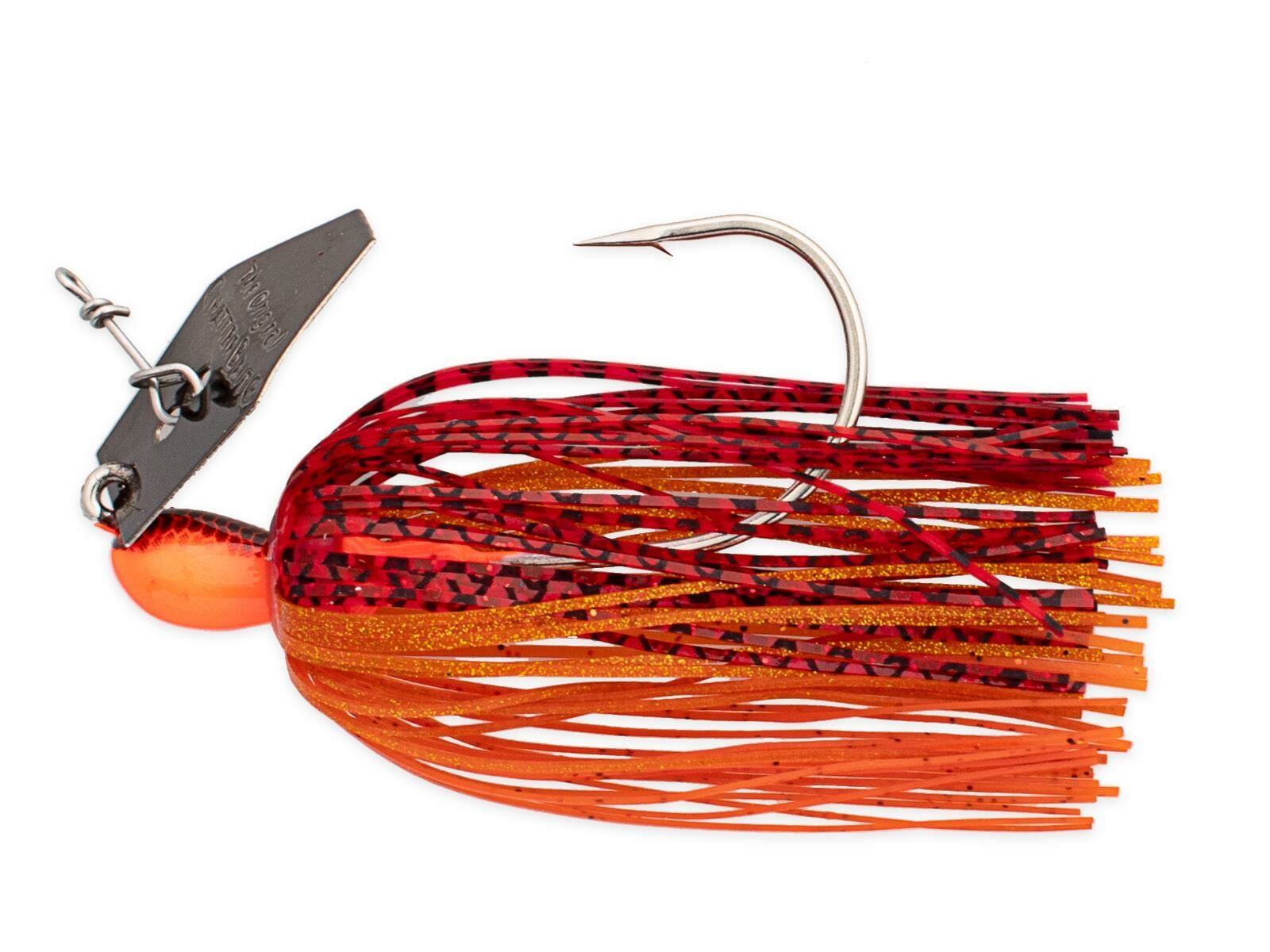 10.5g Original ChatterBait - Fire Craw