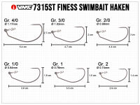 VMC Finess Swimbait Haken Gr. 1/0