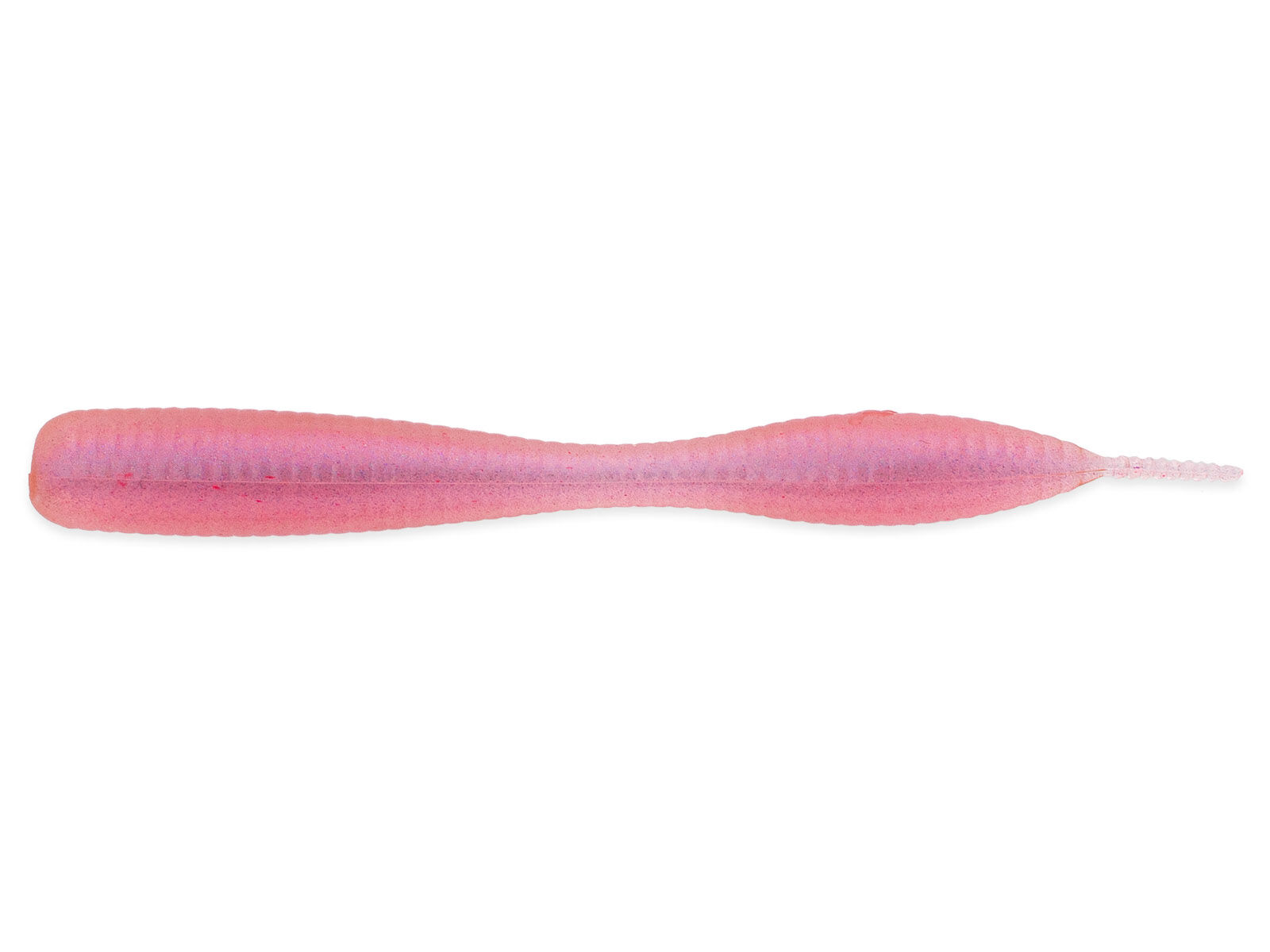 3.25" reins RND Fat Ned Worm - Natural Neon