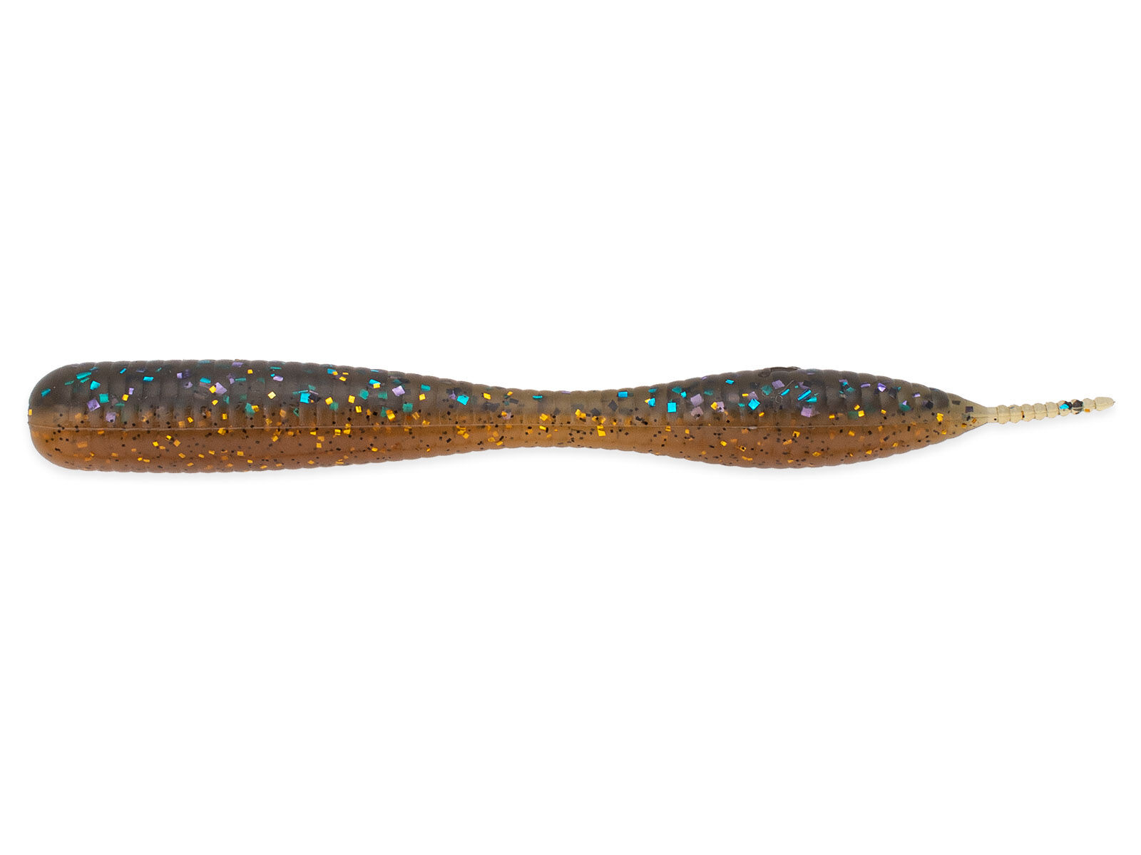 3.25" reins RND Fat Ned Worm - NEW Blue Gill