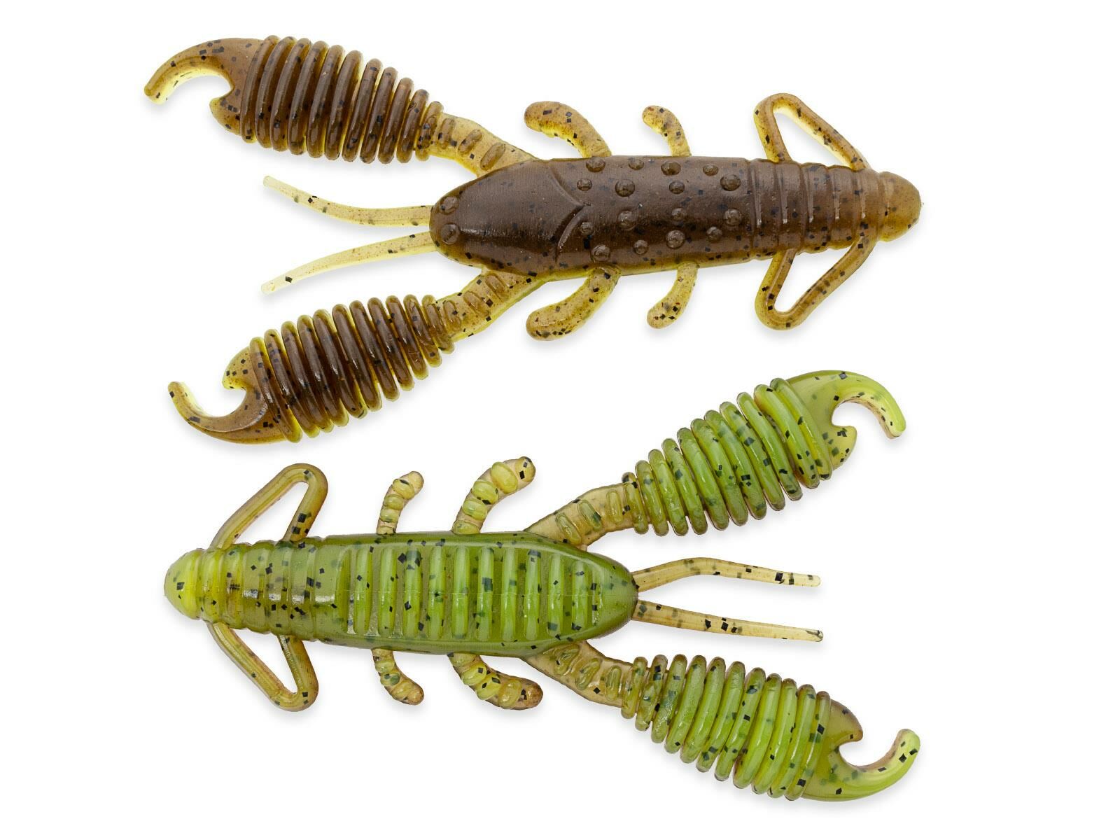 4" Ring Craw Daddy - Green Pumpkin / Chartreuse