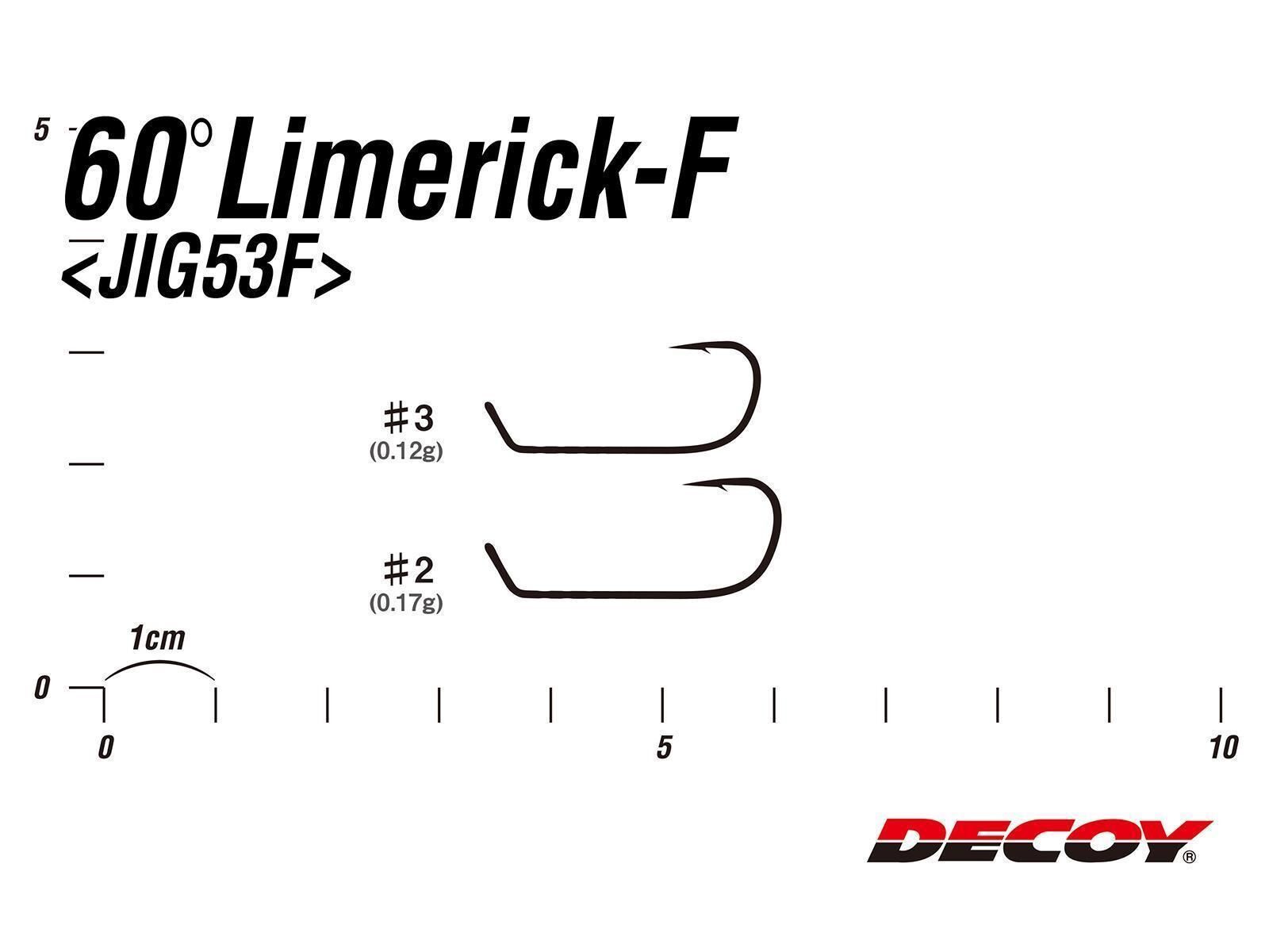 JIG53F 60° Limerick-F - Size 4 (9 pcs.)