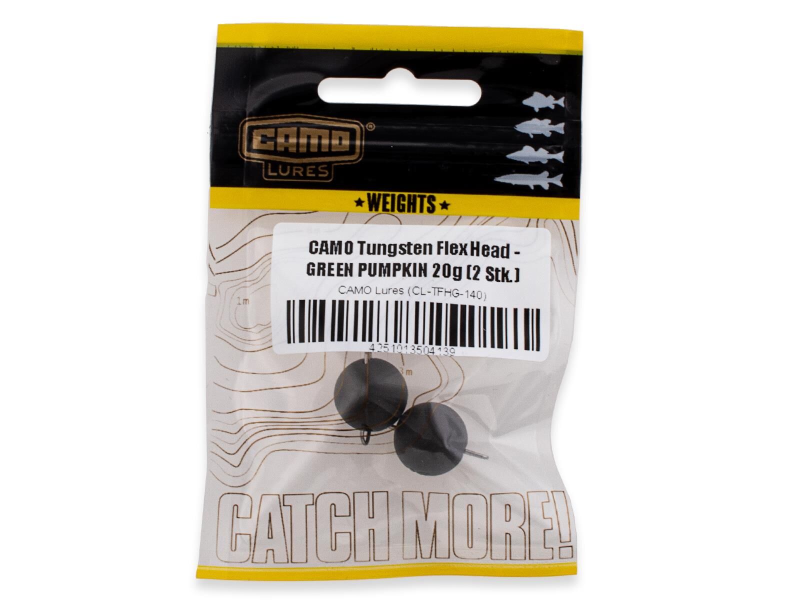 CAMO Tungsten Flexible Head - GREEN PUMPKIN 24g (1 pc.)