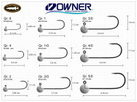 Owner Round-Jigs (lead-free)