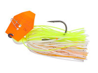 17,5g Big Blade ChatterBait - Chartreuse/White/Orange